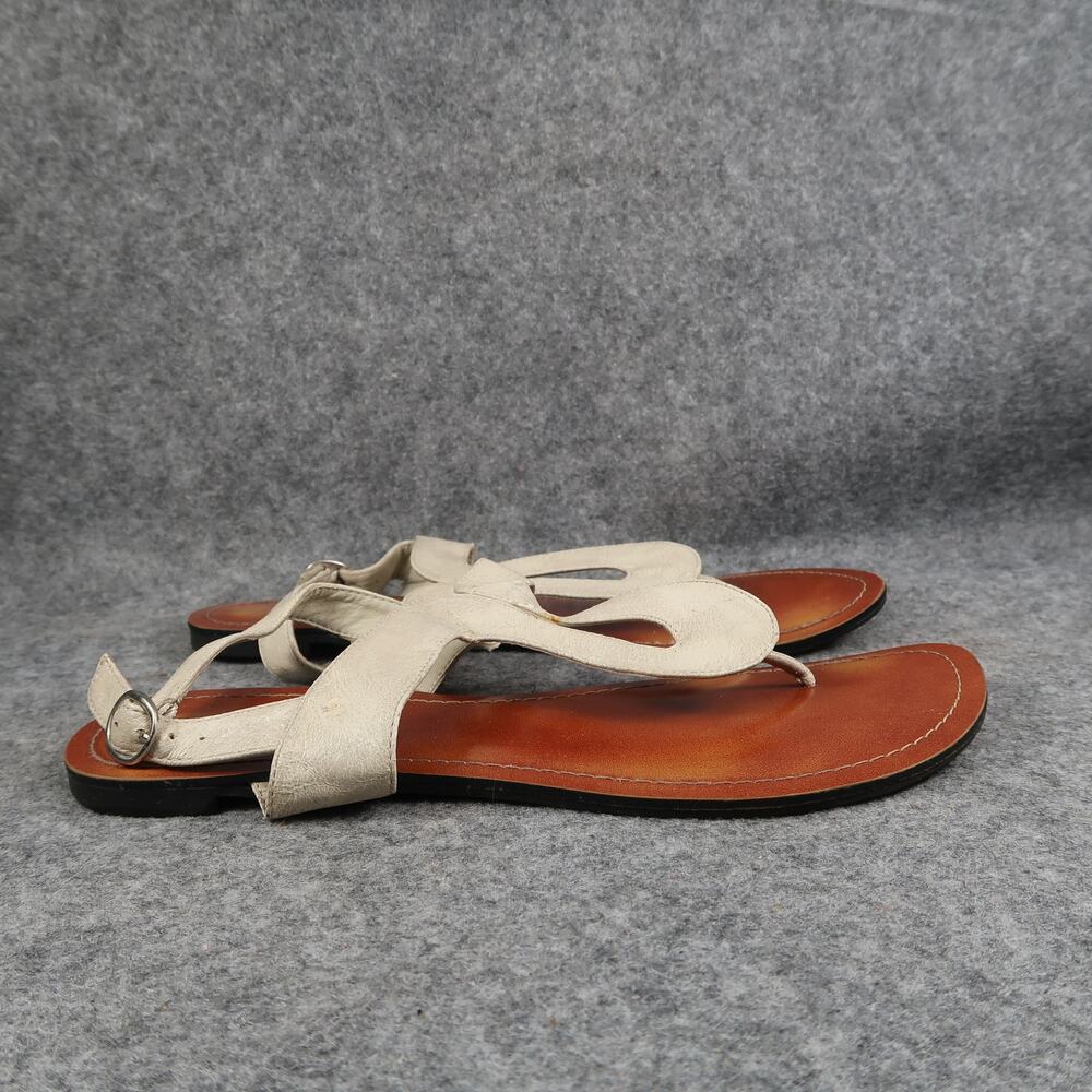 Casual Shoes Womens 8 Sandals Flat Slingback Thong Buckle T Strap Casual Fashion